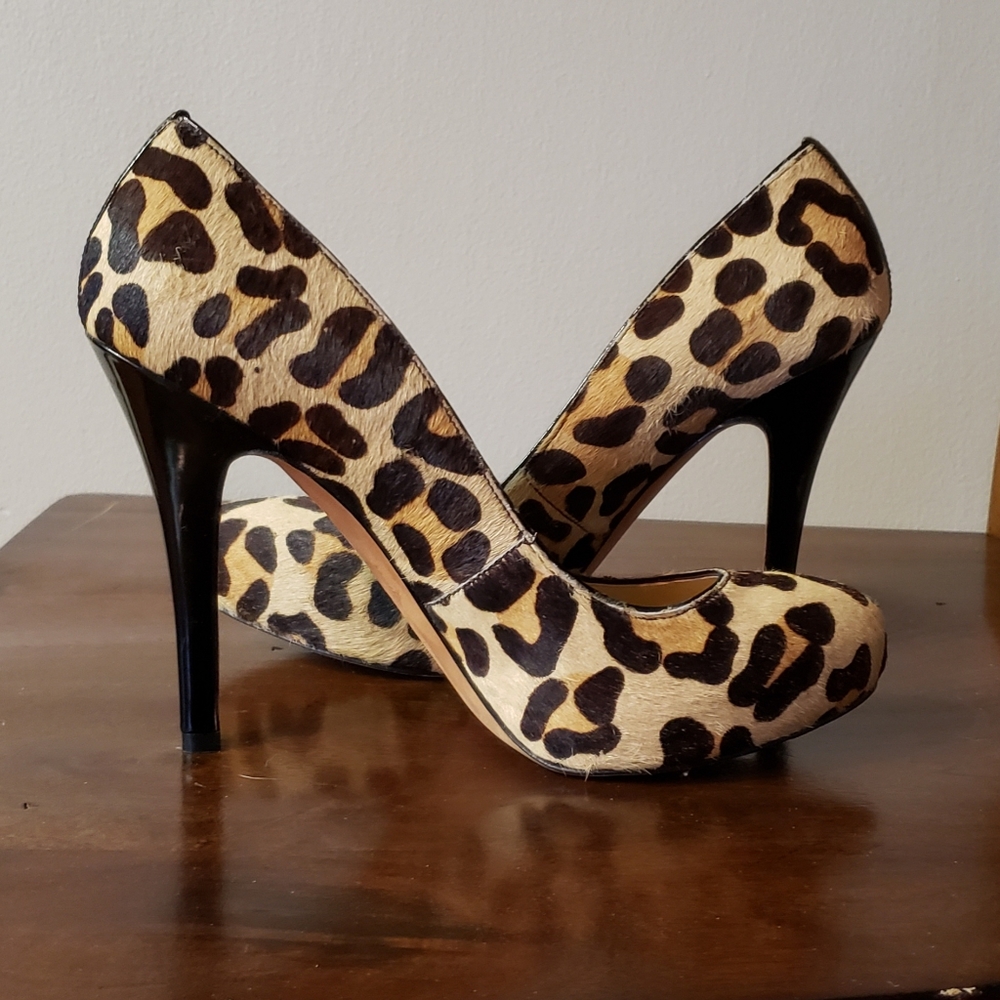 Ivanka Trump Leopard Print Heels sz:8 - Picture 2 of 8